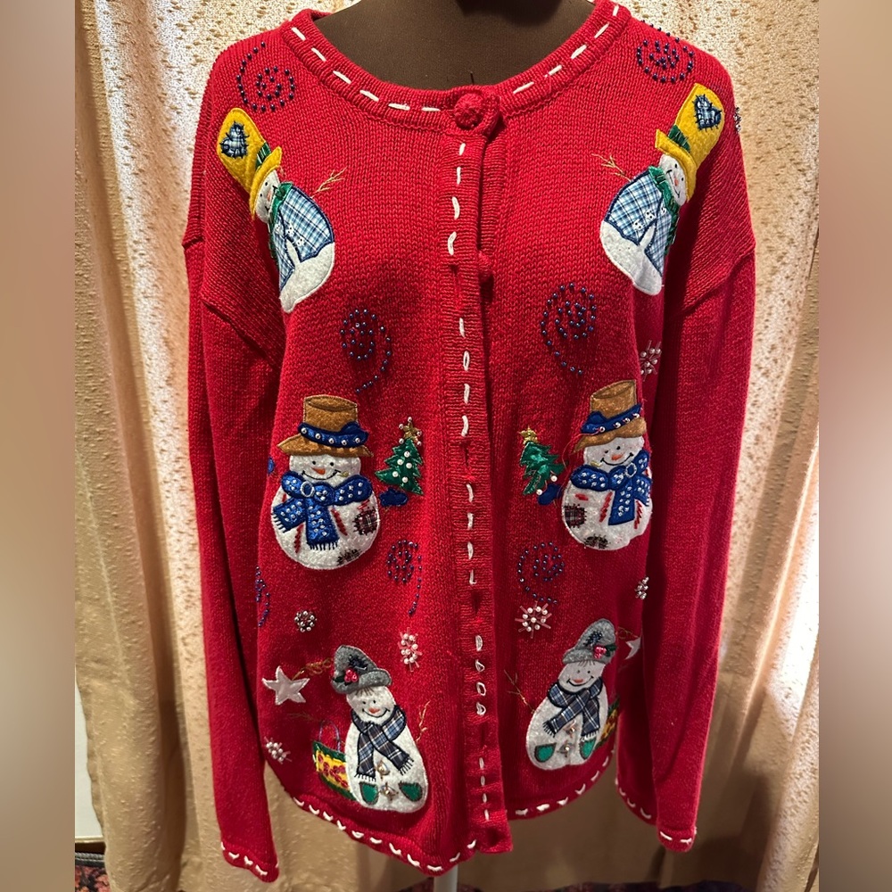 Snowman Christmas Sweater